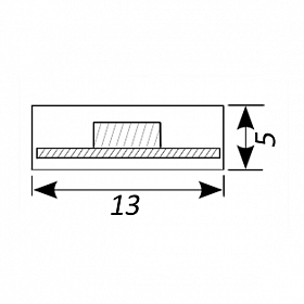 Светодиодная лента RTW 2-5000PW 12V Warm2700 2x (5060, 300 LED, LUX)