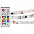 Светодиодная лента SPI-5000-5060-30 12V Cx3 RGB-Remote (10mm, 7.2W, IP20) (Arlight, Открытый, IP20)