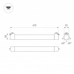 Светильник LGD-NEPTUN-2TR-L475-20W Day4000 (WH, 100 deg, 230V) (Arlight, IP20 Металл, 5 лет)