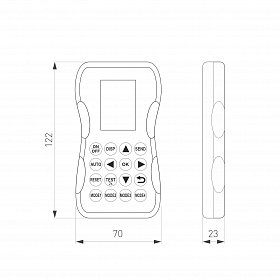 Пульт ARL-LAGERN-IR (3V) (Arlight, IP20 Пластик, 3 года)