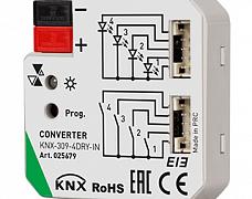 INTELLIGENT ARLIGHT Конвертер KNX-309-4DRY-IN (BUS) (IARL, IP20 Пластик, 2 года)