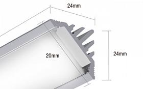 Профиль SL-KANT-H24-2000 ANOD (Arlight, -)